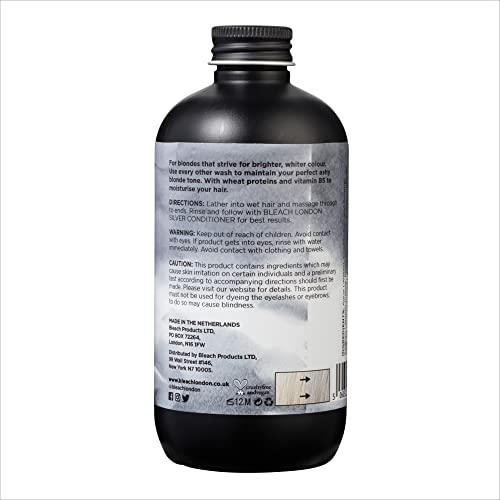 Bleach London Silver Shampoo 8.5 fl oz - Purple Toning for Brighter Blonde