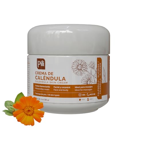 Pili Natural Calendula Moisturizing Cream 1 oz - Soothing Dry & Chapped Skin