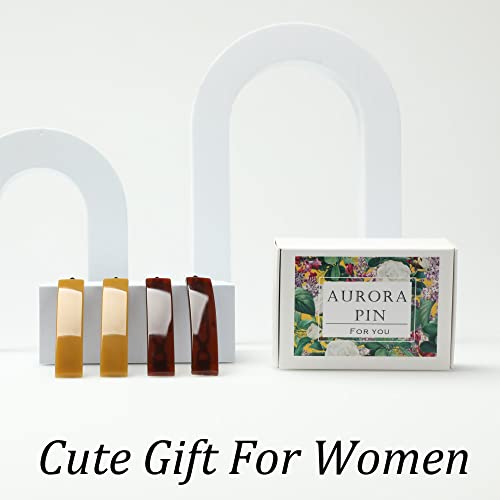 AURORA PIN 12pcs Handmade Hair Barrettes Set SN8 - Non-Slip Clips for All Hair Types