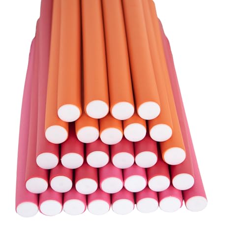 30pcs Flexible Curling Rods 2cm Foam Hair Curlers - No Heat