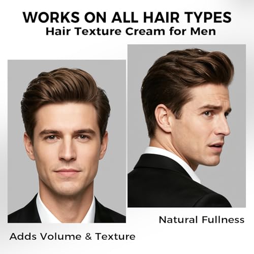 Amrnish Men's Matte Hair Clay & Pomade with Refill, Flexible Hold Paste