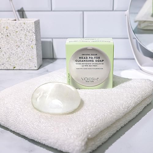 VOESH pH-Balancing Vegan Clear Soap for Sensitive Skin - Unscented
