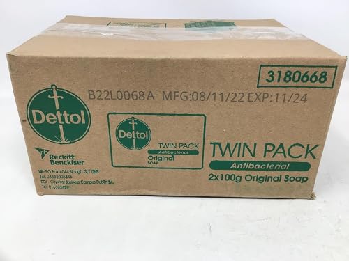 Dettol Original Antibacterial Soap - 3.5 Ounce Pack of 12