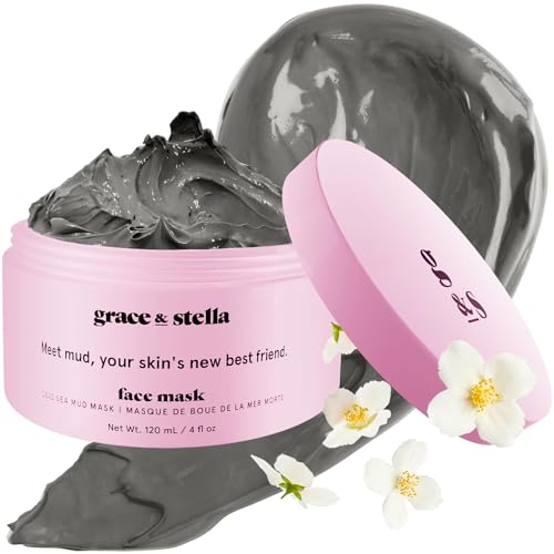grace & stella Dead Sea Mud Mask - Vegan Pore Detox Treatment (120ml)