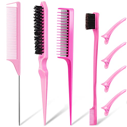 8-Piece Hair Styling Tool Set for Women - Brushes & Combs