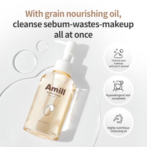 Amill Korean Cleansing Oil with 6 Grain Extracts - 125ml