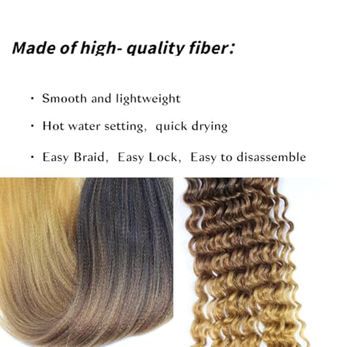 Ombre Brown Honey Blonde Braiding Hair - 26 Inch Pre-Stretched (5 Packs)