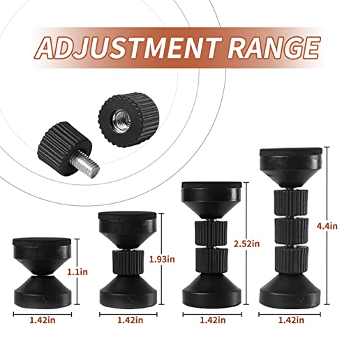 Adjustable Bed Frame Anti-Shake Tool - Headboard Stoppers (2pcs, 40-100mm)