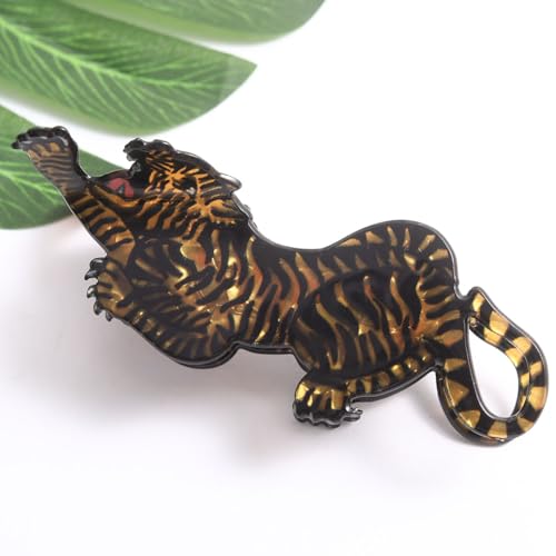 Tiger Claw Clip for Women - Cute Animal Hair Accessory