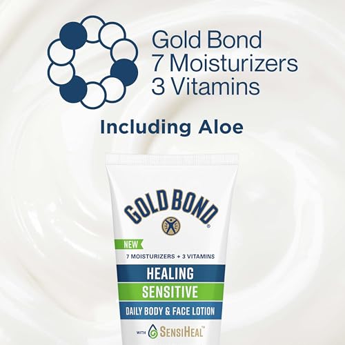 Gold Bond Healing Sensitive Daily Body & Face Lotion, 21 oz