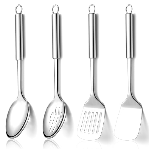 Homquen 4-Piece Stainless Steel Kitchen Utensils Set