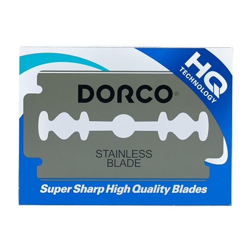 Dorco ST300 Platinum Double Edge Razor Blades - 100 Count