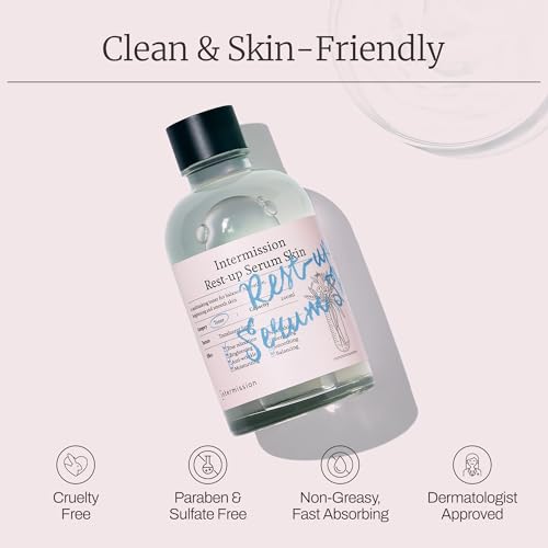 Intermission Rest-Up Serum & Hydrating Toner 6.76 Fl Oz - All-in-One Facial Skincare