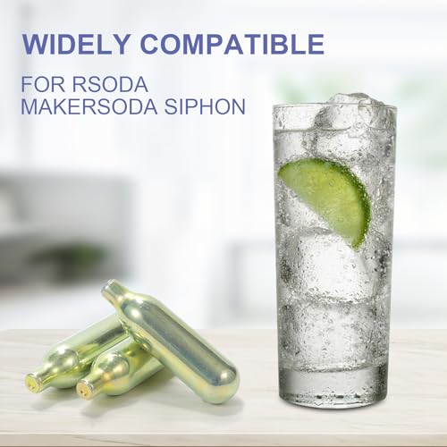 8g CO2 Soda Cartridges - Food Grade Chargers for Siphons (10 Pcs)