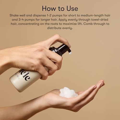 Odele Volumizing Foam Hair Styler - Lift & Heat Protection, 5 fl oz