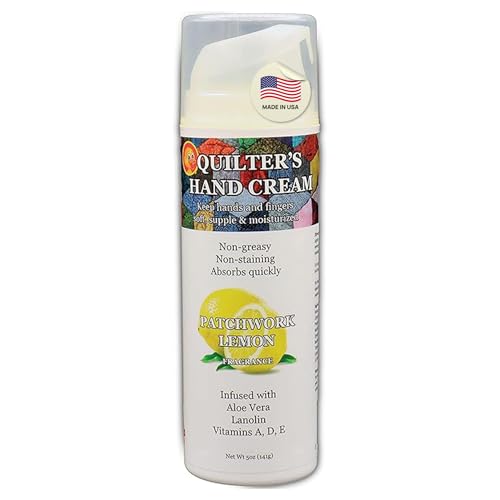 Original Udder Balm Quilter’s Hand Cream - Patchwork Lemon, 5 Oz