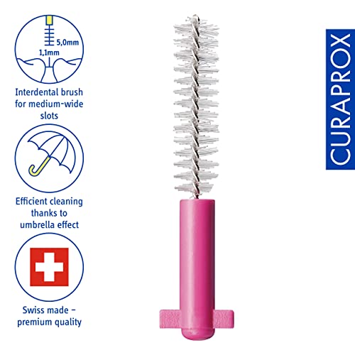 Curaprox CPS 08 Interdental Brush Refills - Pink, 8-Pack
