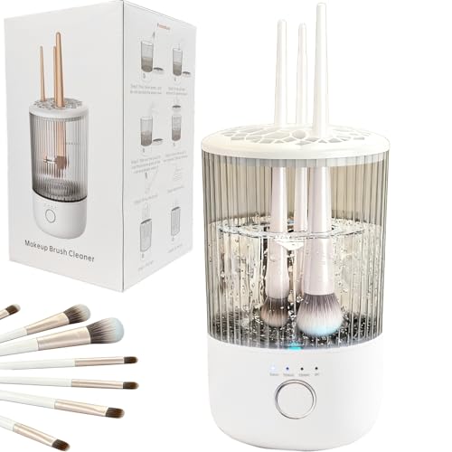 Luslife Electric Makeup Brush Cleaner Machine with USB Rechargeable Battery