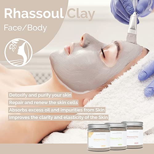 Rhassoul Clay - Natural Detox Clay for Skin & Hair, 150g