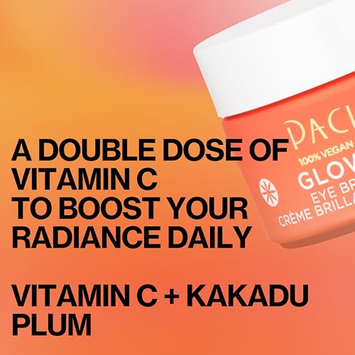 Pacifica Glow Baby Eye Bright Cream – Brightening Under Eye Cream with Vitamin C & Caffeine for Dark Circles