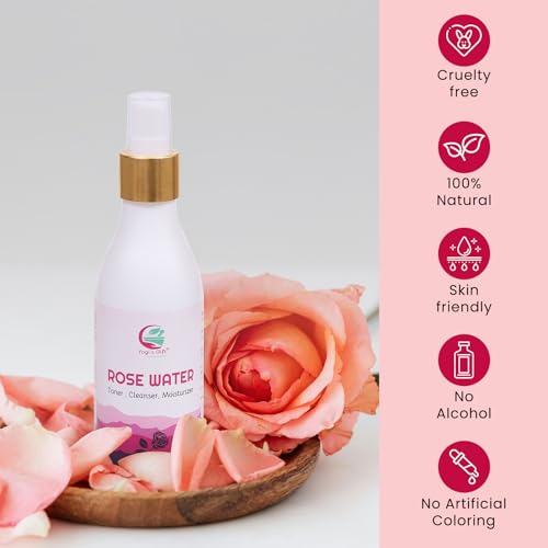 Yogi's Gift Rose Water 6.5 fl oz - Pure, Alcohol-Free Facial & Hair Spray, Pack of 1