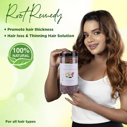 LuxePureva Herbal Hair Growth Oil Mix for Thinning & Long Hair - Natural Hair Treatment for Women & Men