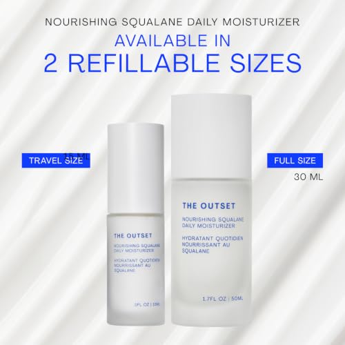 The Outset Squalane Daily Face Moisturizer - Hydrating Barrier Repair Cream
