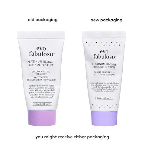 EVO Fabuloso Platinum Blonde Toning Conditioner - 1.0 fl. oz. Travel Size