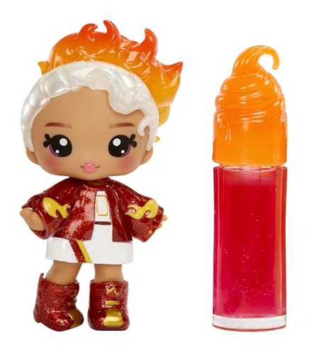 Yummiland Lip Gloss Doll - Amber Cinnamon DIY Kit for Ages 4+