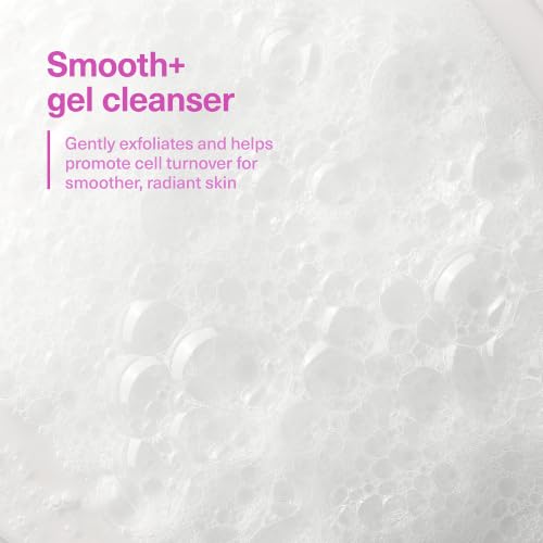 Simple Smoothing Gel Cleanser - Hydrating Exfoliating Face Wash for All Skin Types - 8.11 oz