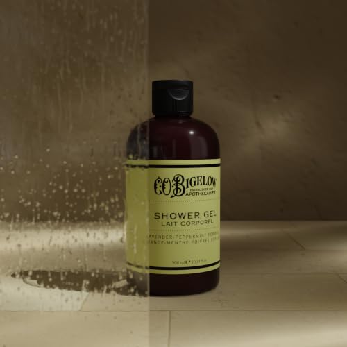 C.O. Bigelow Lavender Peppermint Shower Gel 10.1 Fl Oz - Moisturizing Body Wash