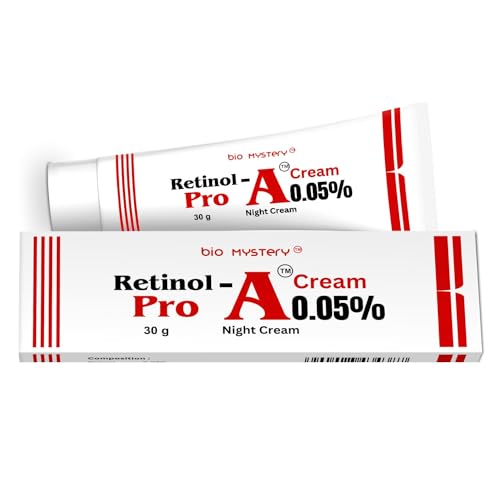 Bio Mystery Retinol Pro 0.05% Night Repair Cream for Wrinkle Reduction, 1 Oz