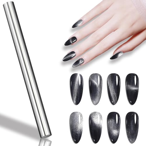 ZIRATONES Cat Eye Nail Magnet Pen - 5.9 Inch Double-Head Tool