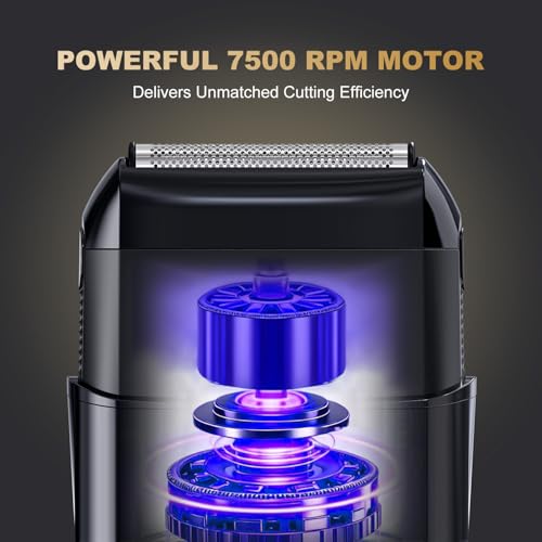 CIWELLU Mini Electric Foil Shaver for Men - Waterproof, Fast Charging
