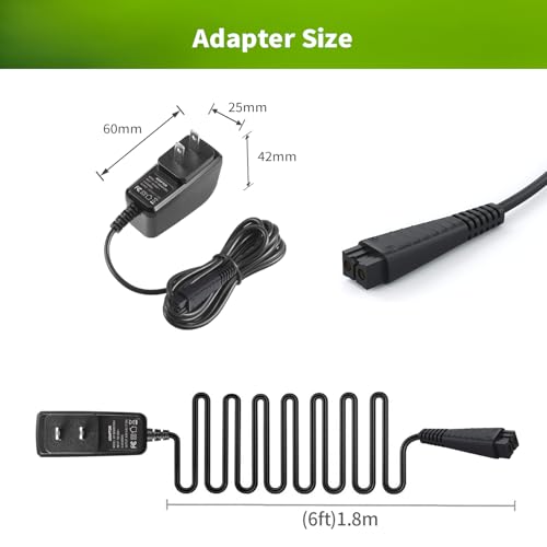LONNKY Replacement Charger for Panasonic Arc Series Shavers 4.8-5.4V