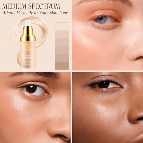 4-in-1 Waterproof Foundation with SPF 50+ | Color Changing & Longwearing