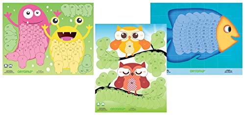 Ortopad Kids Reward Poster Pack - Monsters, Owls & Fish