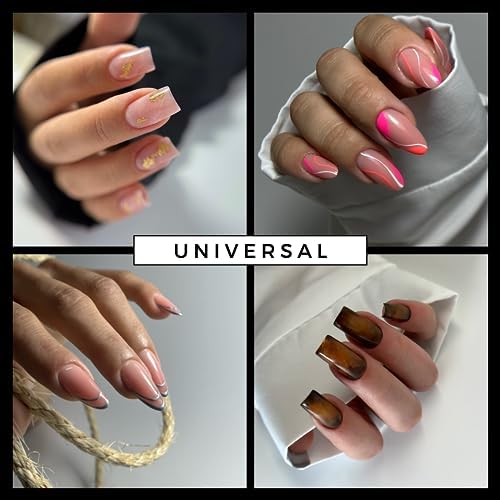 MGART Dual Nail Forms for Nail Extension - 120 Sizes of Poly Gel Molds