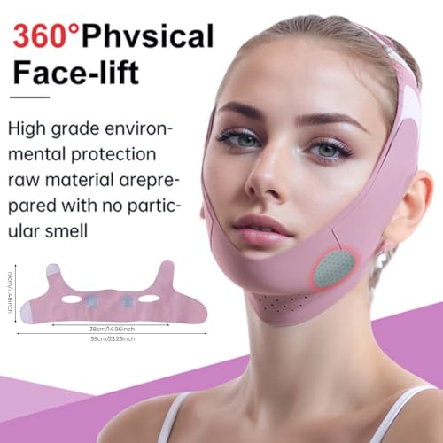 ROWMATE Graphene V-Line Chin Strap Mask for Double Chin Reduction