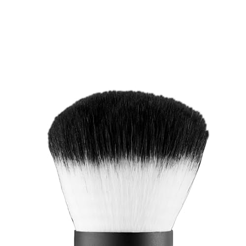 e.l.f. Kabuki Face Brush - Travel Size Makeup Brush for Powder, Bronzer, Highlighter