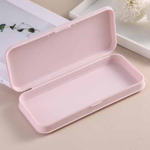 Pink Nail Art Tool Storage Box - Portable Organizer for Manicure
