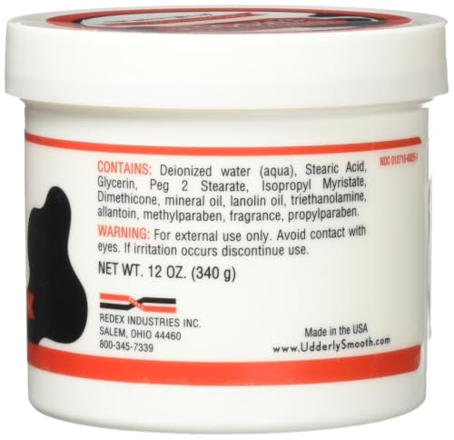 Udderly Smooth Body Cream - 12 oz Moisturizer (Pack of 2)
