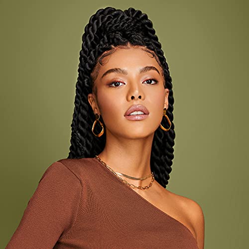African Pride Olive Miracle Foam Mousse - Non-Flaking Frizz Control, 8.5 oz