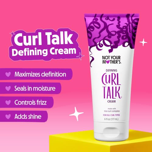 Not Your Mother's Curl Talk Frizz Control Sculpting Gel & Defining Cream - Natural, 6 Fl Oz Pack of 2