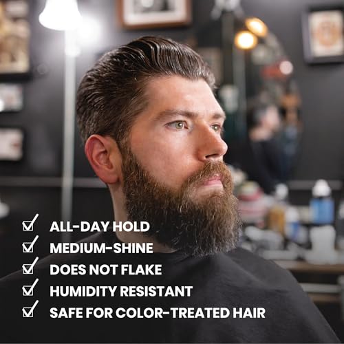 Billy Jealousy Plaster Master Water-Soluble Hair Pomade for Men - Strong Hold & Medium Shine, 3oz