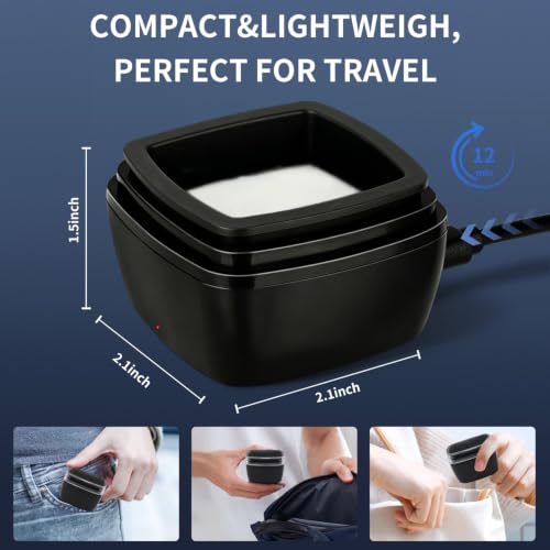 BLUETOP Portable Nose & Ear Hair Waxing Kit with USB Mini Wax Warmer
