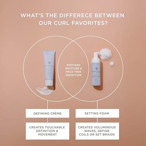 Hairitage Hydrating Jojoba Oil Curl Cream - Anti-Frizz Styling (Pack of 2)