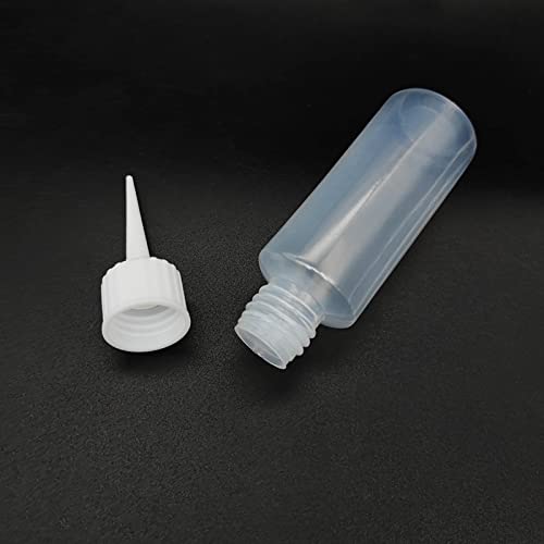 6 PCS 50ml Squeeze Applicator Bottles - Easy Fill, Fine Tip