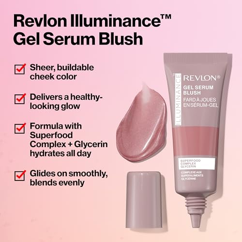 Revlon Illuminance Gel Serum Blush - 110 Enchanting Mauve, Hydrating