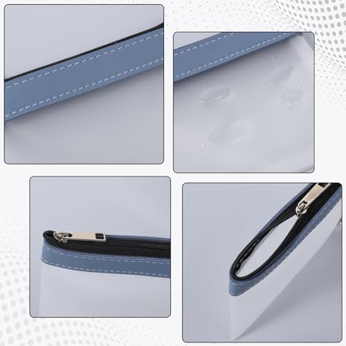 Mini Clear Makeup & Cosmetic Zipper Pouch Set – Waterproof Travel Organizer, 4 Pack